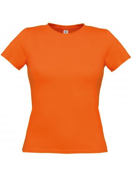 T-shirt donna manica corta pumpink orange